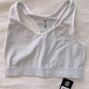 Gray under armour sports bra